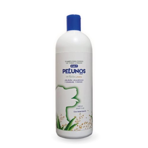 Shampoo 4 en 1  para perro Pelunos / 1000ml